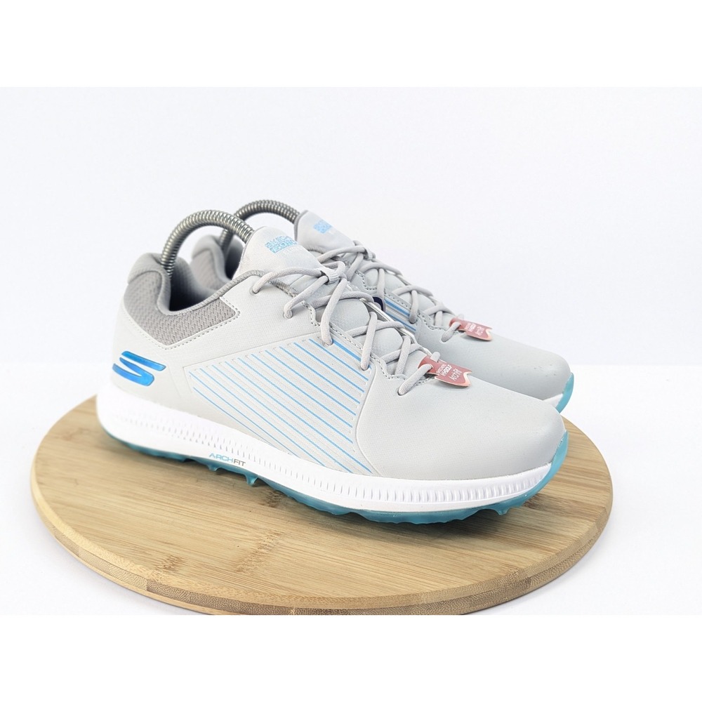Skechers Go Golf Shoes Womans 8.5 Spikeless Waterproof Arch Fit Sneakers Gray